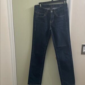 Calvin Klein Dark Blue Straight Leg Jeans